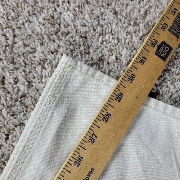 Vintage Gap Worker Jeans Men’s 36X30 Beige Cotton Denim Straight Painter - Picture 5 of 9